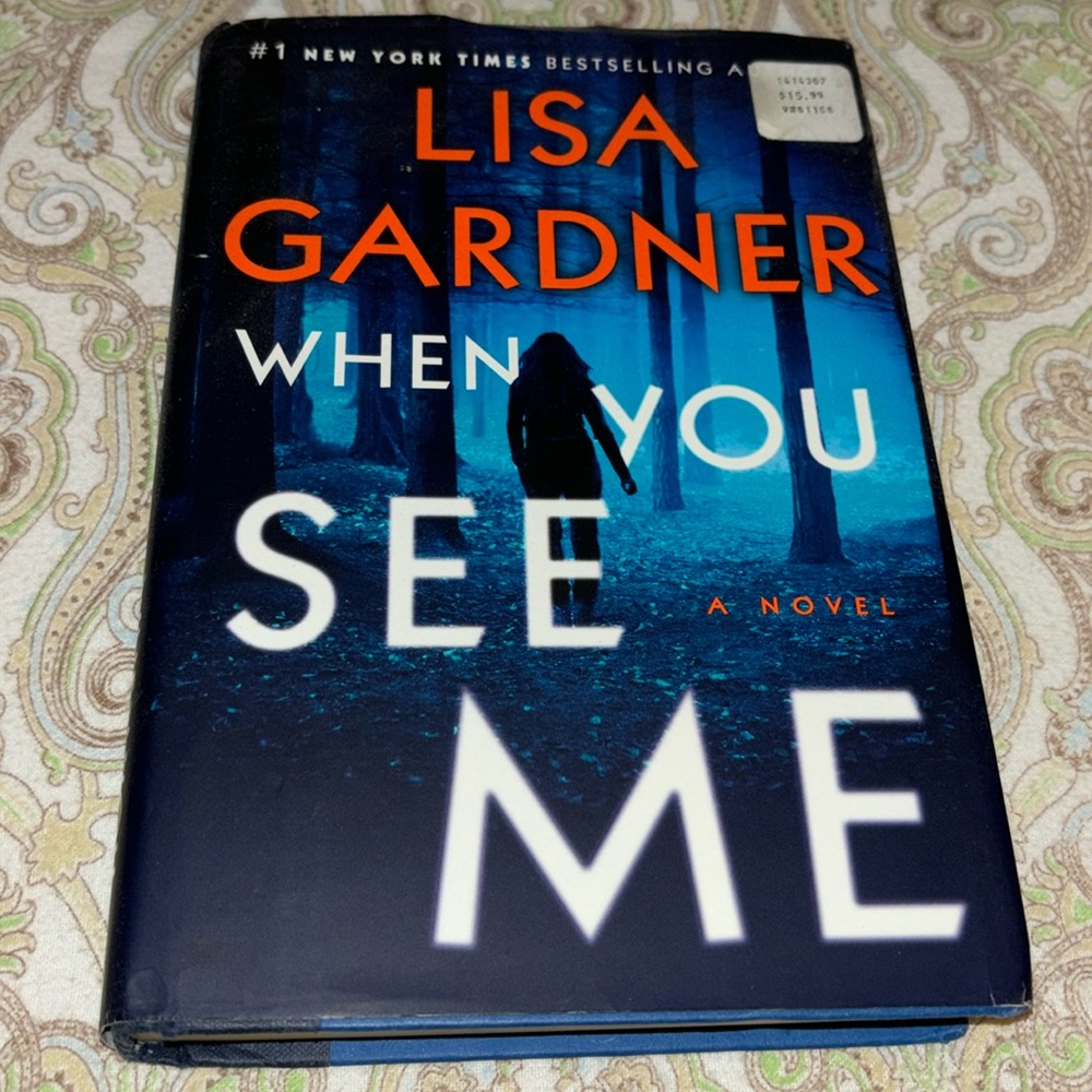 GUC when you see me novel Hardcover by Lisa Gardner